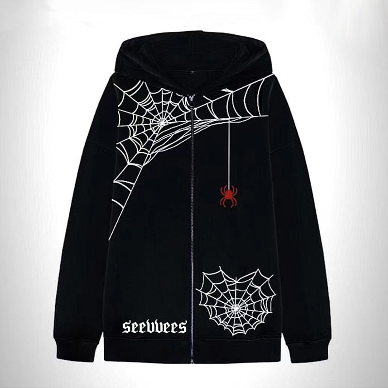 UNISEX zip-up sweatshirt