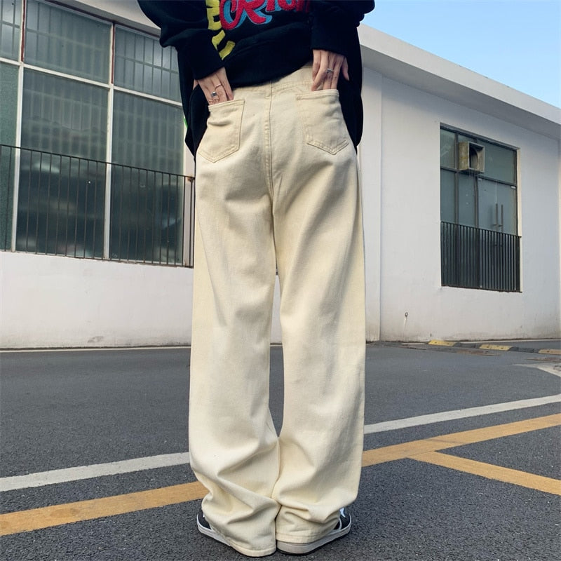 Printed jeans