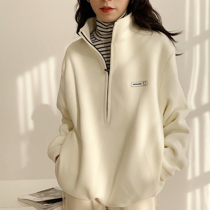 Fleece with a zipper