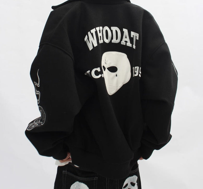 UNISEX patterned bomber jacket