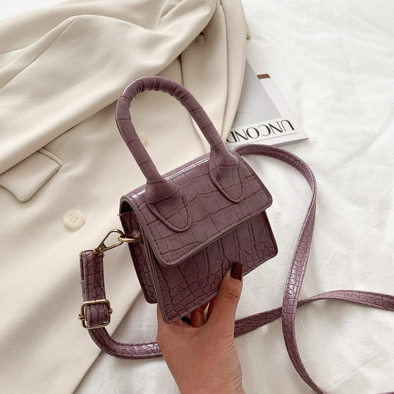 Mini torebka ze wzorem