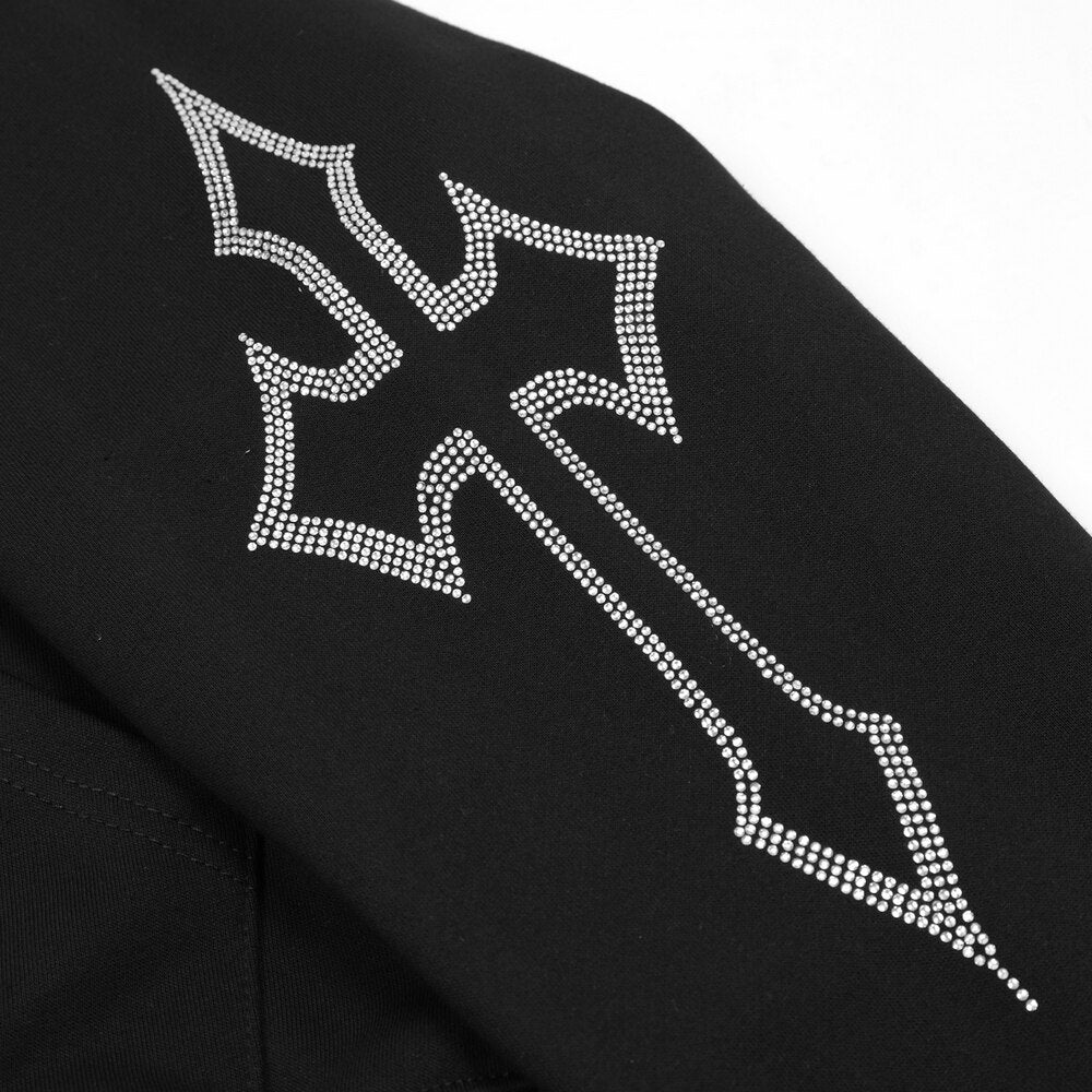 Sweatshirt with Y2K UNISEX patterns
