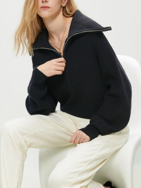 Fleece with a zipper