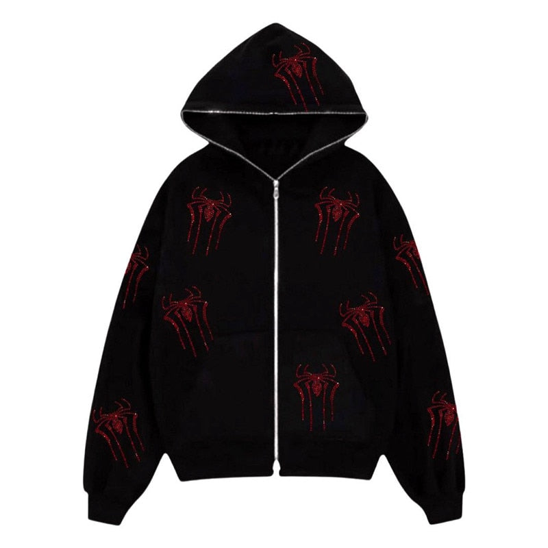 UNISEX zip-up sweatshirt