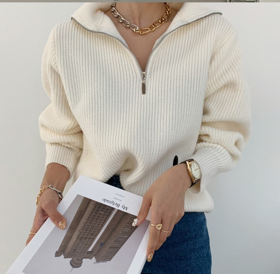 Fleece with a zipper
