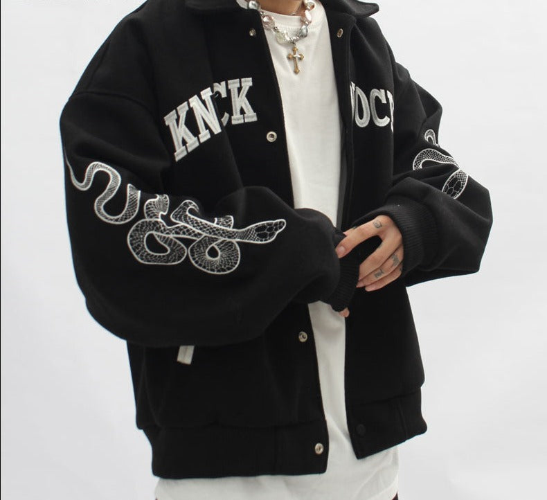 UNISEX patterned bomber jacket