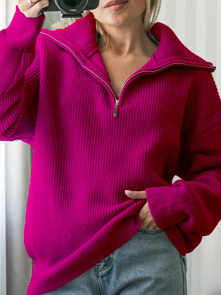 Fleece with a zipper