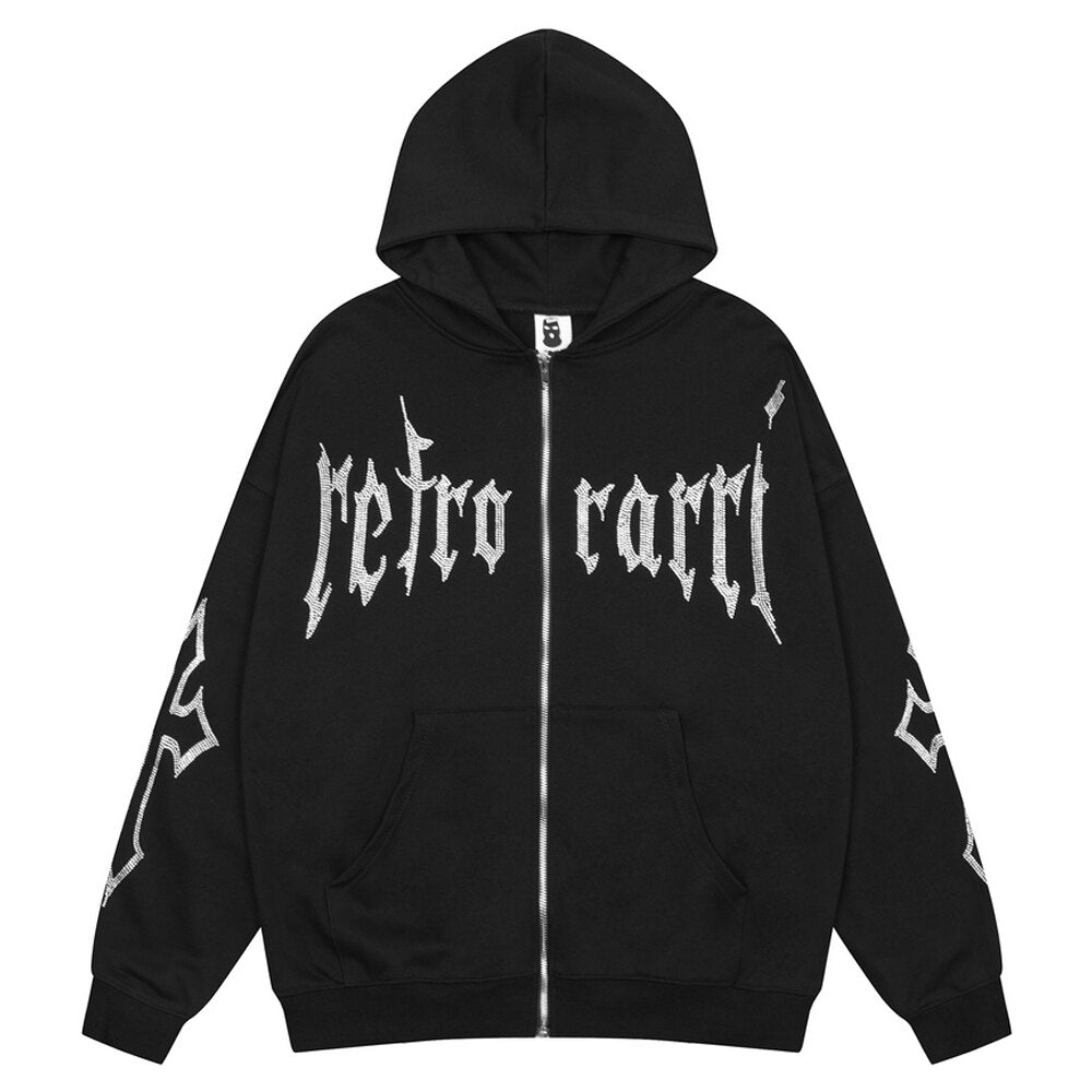 Sweatshirt with Y2K UNISEX patterns