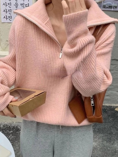 Fleece with a zipper