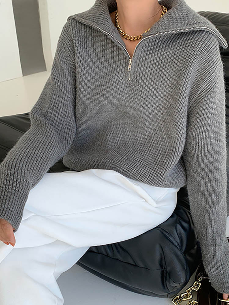 Fleece with a zipper