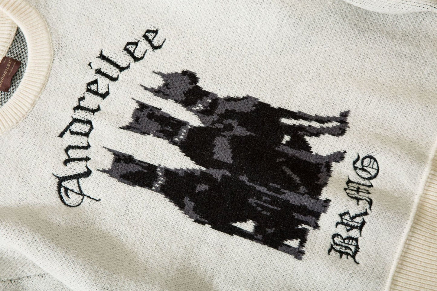 Gothic sweater with a UNISEX pattern