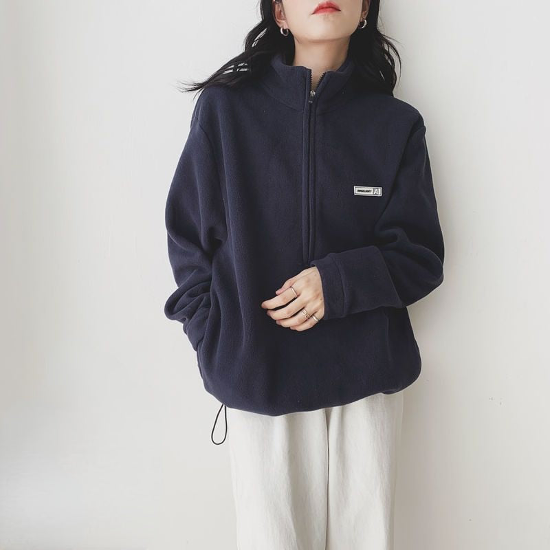 Fleece with a zipper