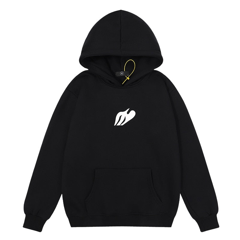 Bluza z napisem na tyle