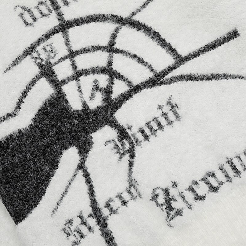 Svetr se vzorem Y2K UNISEX