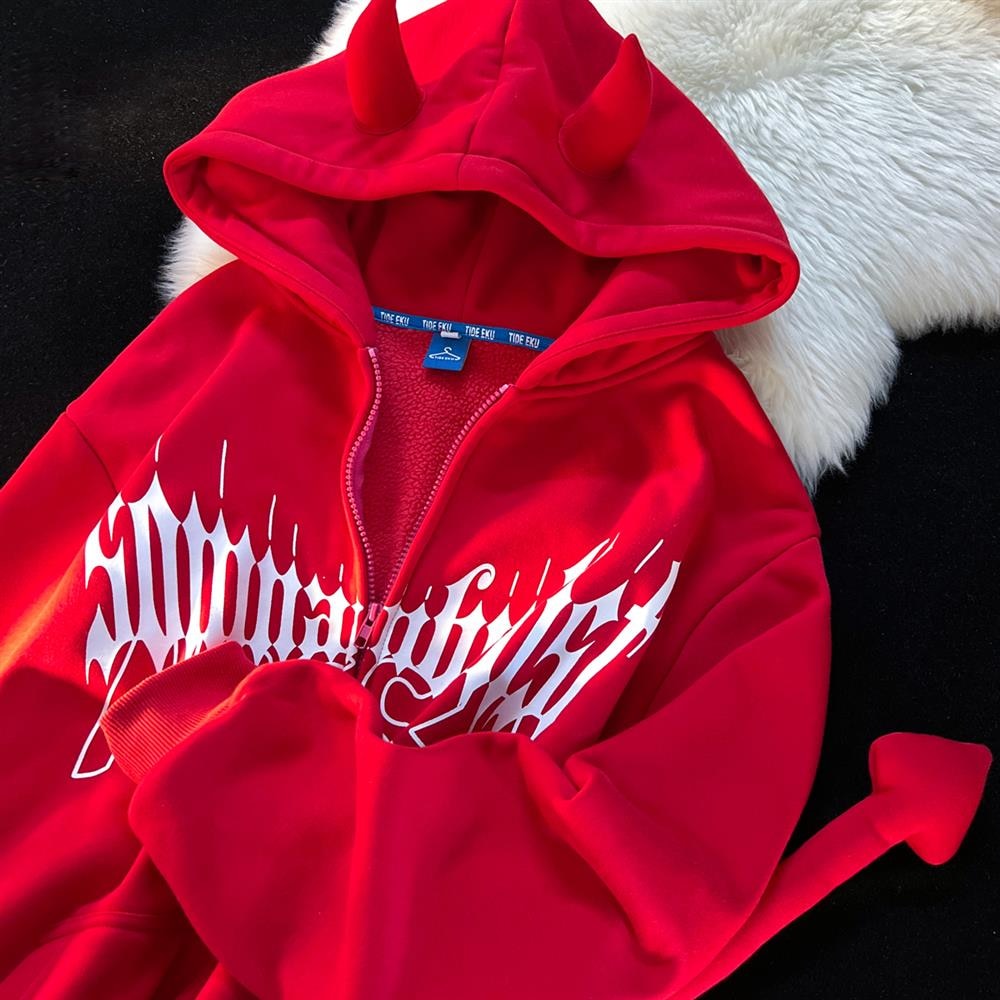 Y2K UNISEX horn sweatshirt