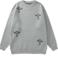 Sweter ze wzorem Y2K UNISEX