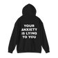 YOUR ANXIETY IS LYING TO YOU Bluza UNISEX