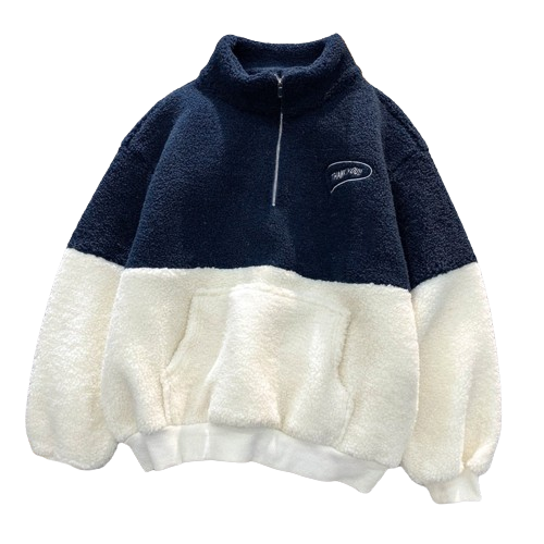 UNISEX two-tone fleece