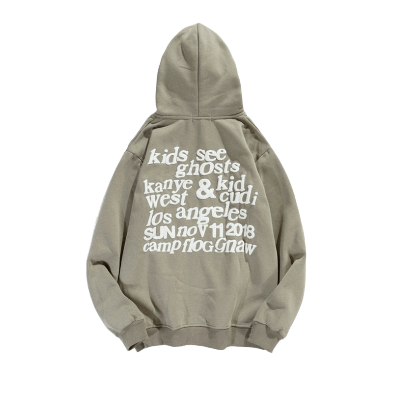 Sweatshirt with the inscription on the back