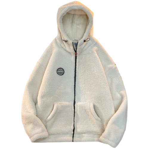 UNISEX fleece s kapucí