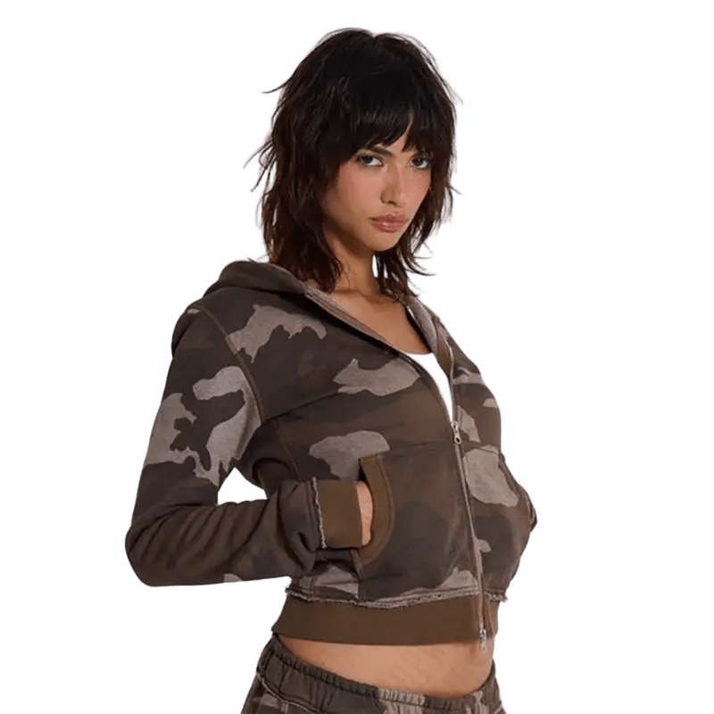 Komplet dresowy ze wzorem CAMOUFLAGE UNISEX