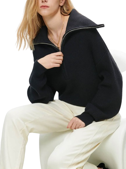 Fleece with a zipper