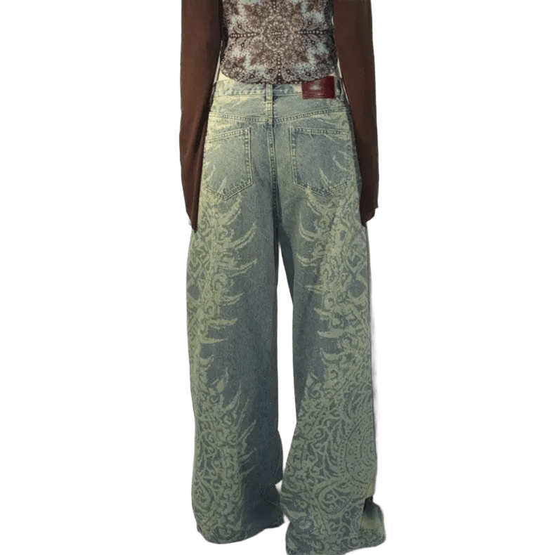 Jeans with a UNISEX pattern