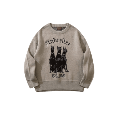 Gothic sweater with a UNISEX pattern