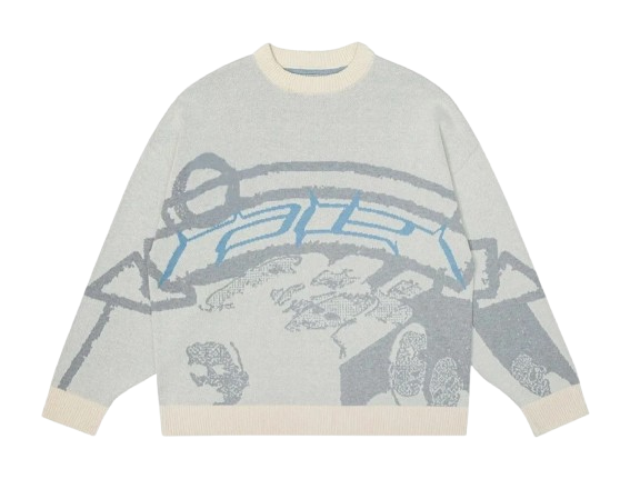 Sweter z nadrukiem UNISEX