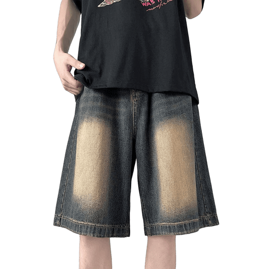 UNISEX distressed jorts