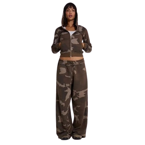 Komplet dresowy ze wzorem CAMOUFLAGE UNISEX