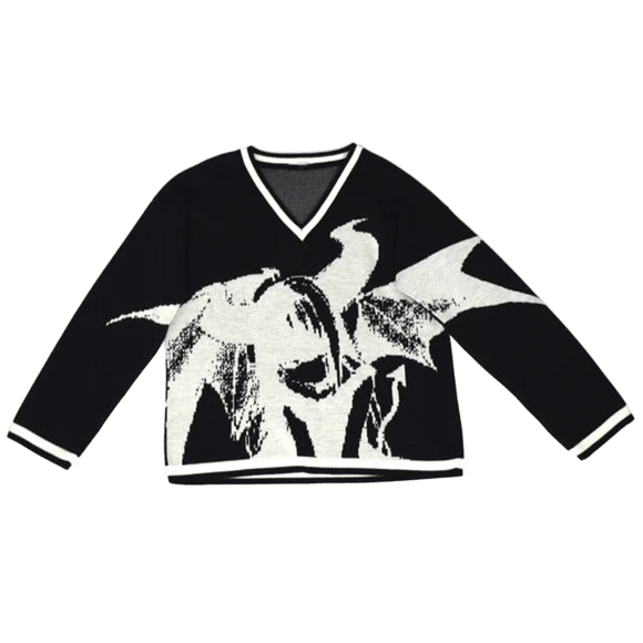 Sweter z nadrukiem UNISEX