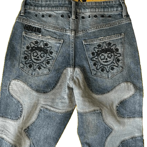 Jeans with patch UNISEX