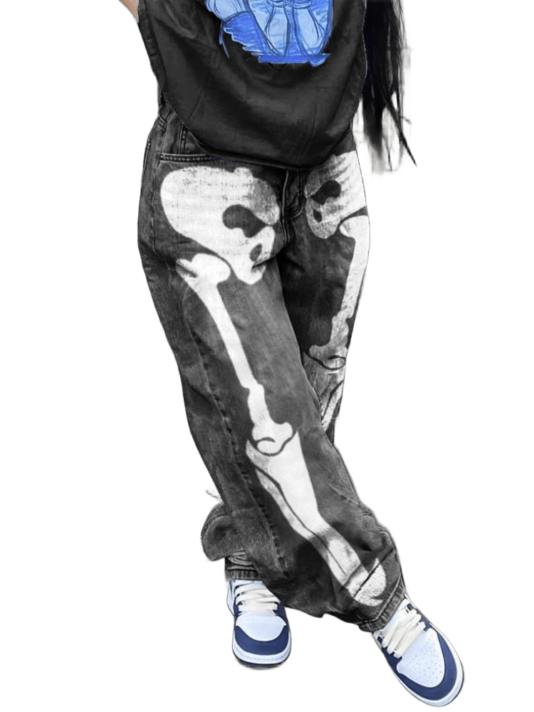 UNISEX printed jeans