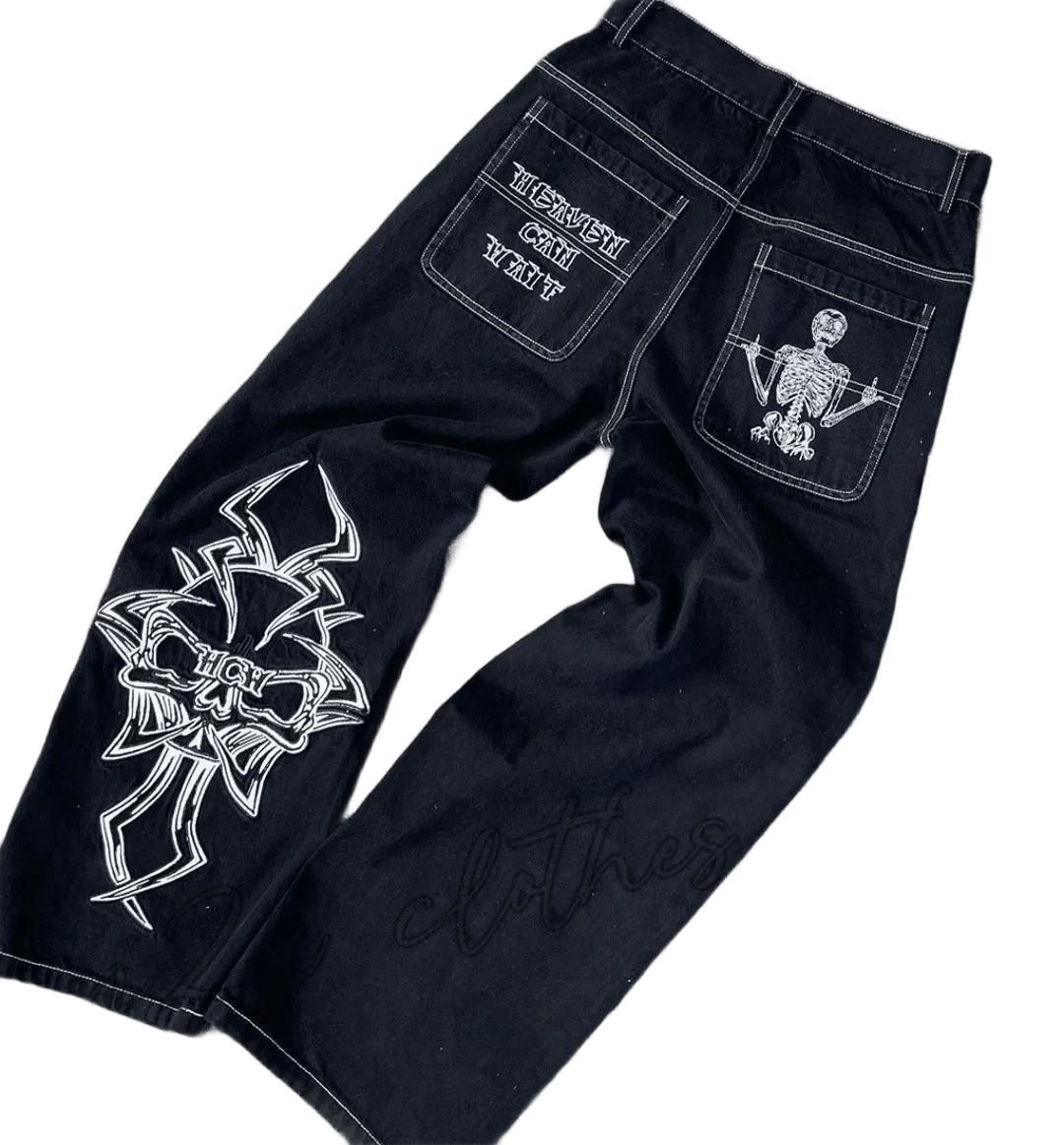 Y2K style jeans