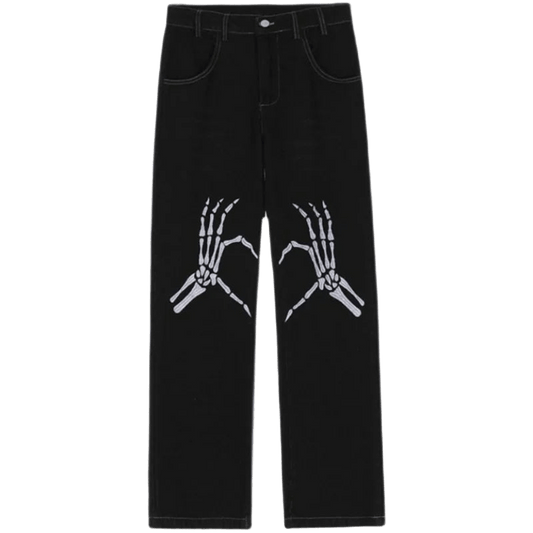 Trousers with UNISEX print