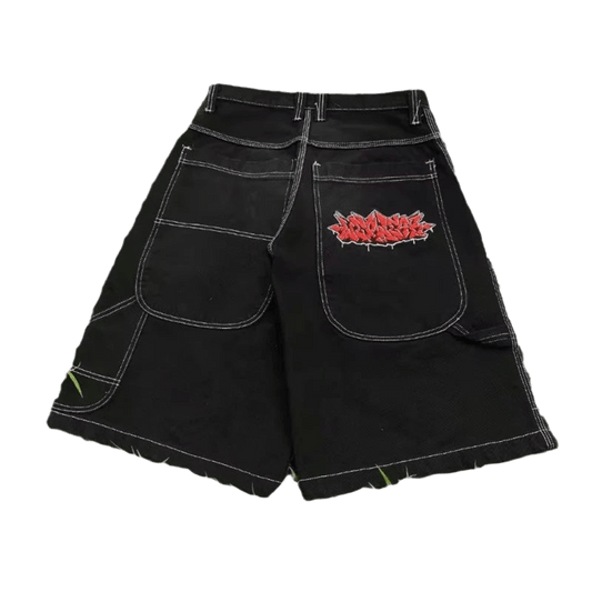 Jorts with UNISEX print