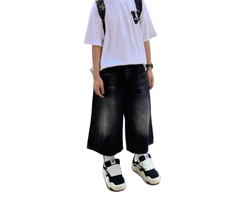 Czarne jorts UNISEX