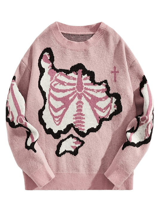 Sweter z nadrukami UNISEX