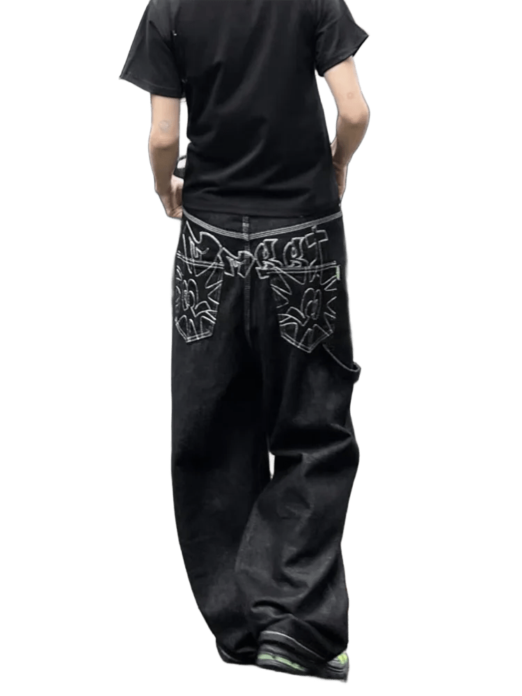UNISEX printed jeans