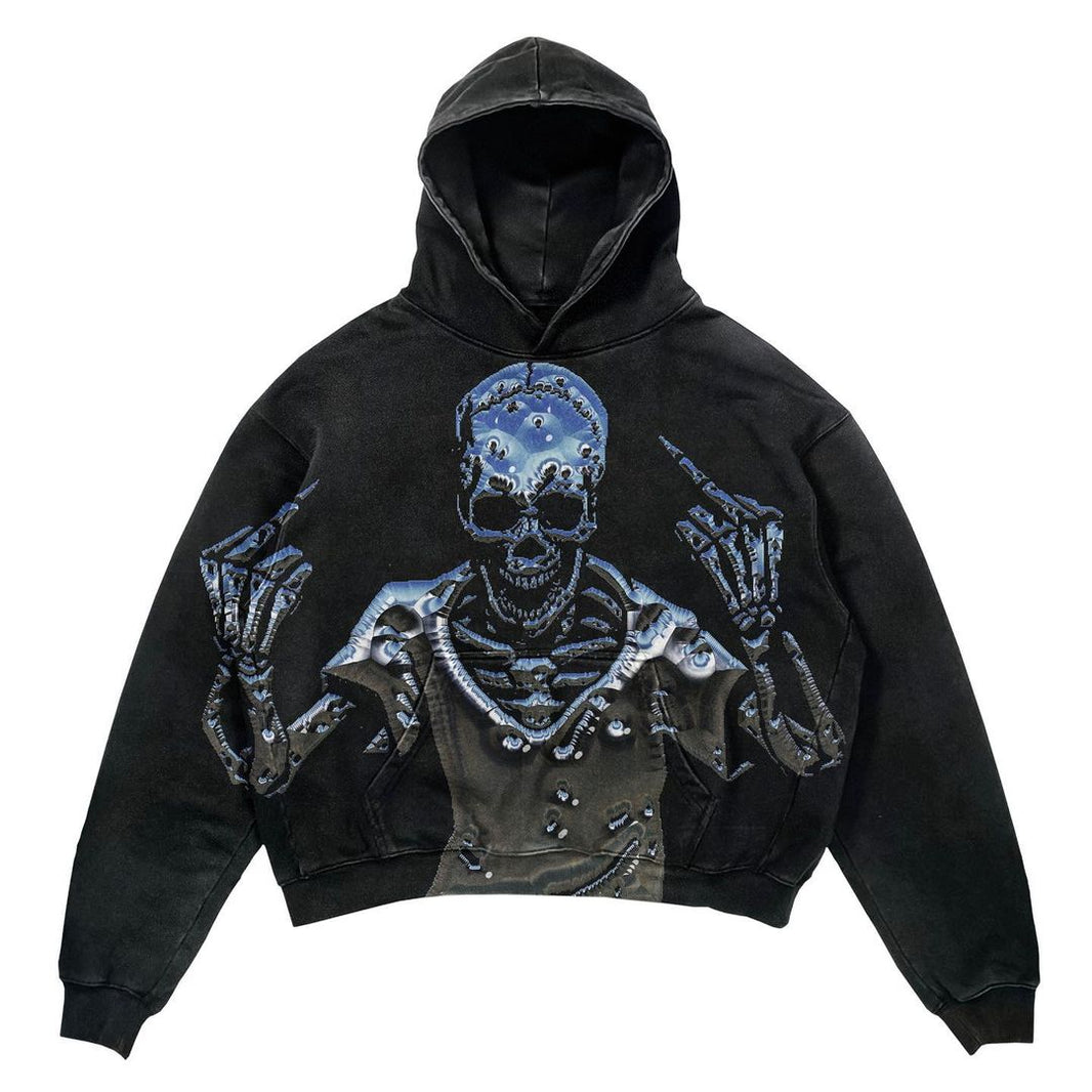 Dante | Bluza oversize unisex z haftowanym jamnikiem