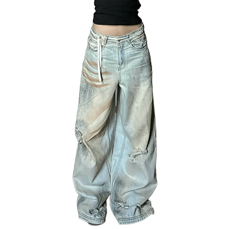 Jeansy typu baggy UNISEX