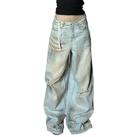 Jeansy typu baggy UNISEX