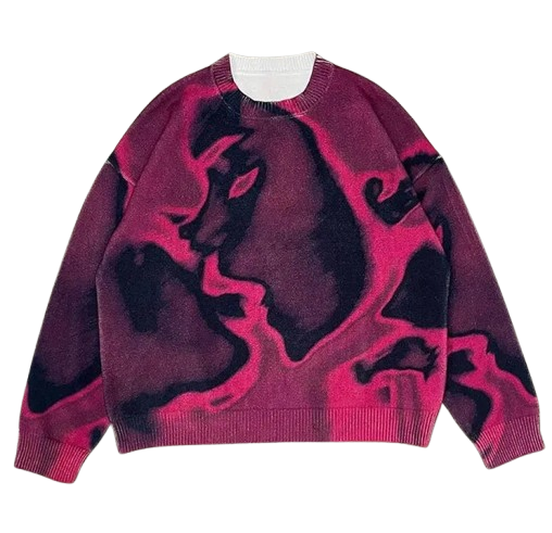 Sweter z nadrukiem UNISEX