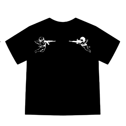 T-shirt with a drawing on the back - COLLAB GV17 UNISEX