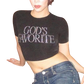 T-shirt z cekinowym nadrukiem