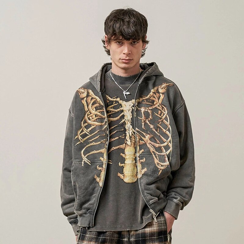UNISEX skeleton sweatshirt